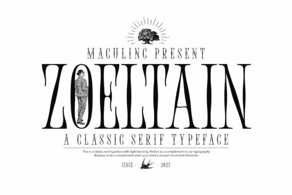 Download Zoeltain Classic Serif - Premium Resources